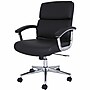 Lorell Vuelo Modern Bonded Leather Swivel Management Chair, Black (LLR20028)~#|#~AC82F078-D553-4293-845D78258E09ABDC_sc7