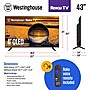 Westinghouse 43" Edgeless QLED 4K Ultra HD Roku TV (WR43QX400)~#|#~AC9ACCB9-1811-464C-92A3620B6DEEB58D_sc7