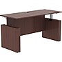 Lorell Essentials Series 72"W Electric Adjustable Standing Desk, Mahogany (LLR69574)~#|#~ACB02ACB-7B30-438F-AFFC965C48BF6492_sc7
