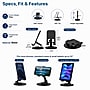 Uncaged Ergonomics Swivel Cell Phone Stand with 360° Rotation and Adjustable Tilt, Foldable Metal Design, Black (SPS-Black)~#|#~ACC6E355-F83C-4AAA-BC5E3D229DE18A04_sc7
