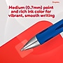 Staples Retractable Gel Pens, Medium Point 0.7mm, Blue Ink, 12 Pack – Sonix Smooth‑Writing Gel Pens with Rubberized Grip~#|#~ACD4A6F1-2BBC-4F50-86F12009FEDA6DE7_sc7