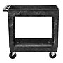Rubbermaid 2-Shelf Plastic/Poly Mobile Utility Cart, Black (FG9T6600BLA)~#|#~ACD8C8F8-2C06-4ABA-A462BAE2D29A0567_sc7