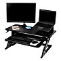 3M Precision Standing Desk 35"W Manual Adjustable Desk Riser with Gel Wrist Rest and Precise Mouse Pad, Black (SD60B)~#|#~ACDB92BC-420E-4944-A051EB7986D3D026_sc7