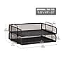 Mind Reader Metal Side Loading Stackable Letter Tray, Letter Size, Black, 2/Pack (DSTACK2-BLK)~#|#~ACDD41C9-FF9E-446A-91FBFCD7E9A50C34_sc7