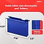 Staples Poly Expanding Hanging File Pockets, Letter Size, Assorted Colors, Durable Poly Construction – 5/Pack~#|#~ACF9835B-50FD-4950-8D30AD415A621039_sc7