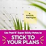 Post-it Recycled Super Sticky Notes, 3" x 3", Canary Collection, 70 Sheets/Pad, 5 Pads/Pack (654R-5SSCY)~#|#~AD142D27-F30D-4DAD-87EA20E22AC742D0_sc7