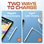 Delton AP7 Stylus Pen for iPad, Wireless Magnetic Charging, White (DAP7)~#|#~AD2203BD-E5EB-4A00-A39BFCE0087212DA_sc7