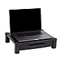 Mind Reader Monitor Stand Riser with Drawer Storage, Up to 22 lbs., Black (DRPLMONST-BLK)~#|#~AD6B9A7A-8C51-4A4A-BADE370E72A02F2F_sc7