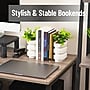 Mind Reader Concrete Book Ends, 5", White, 2/Set (OVBPLANT-WHT)~#|#~AD6C9AF9-5E68-4D48-BF642517CC5C30E9_sc7