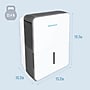 Keystone Energy Star 22-Pint Portable Dehumidifier, Covers up to 1,500 sq. ft., White (KSTAD224F)~#|#~AD6F1848-2662-4407-BEFCAA3D916706F2_sc7