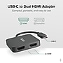 Plugable USB-C to HDMI Adapter, Male to Female/Female, Black (USBC-MSTH2)~#|#~AD70F50C-E816-4F6E-BC650AC2419D1FF1_sc7