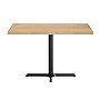 Flash Furniture Bennett Wooden Commercial Indoor Table, 48" x 30", Natural Top/Black Base (GSF3048NTT2230)~#|#~AD729DCF-ADFE-4A23-ABBA85CBA8A3960D_sc7