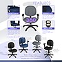 Regency Comfort Series Ergonomic Fabric Swivel Task Chair, Grey (105-AA-GY)~#|#~AD72A740-4A57-4B88-B751567E14C04067_sc7