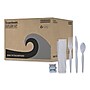 Boardwalk® Six-Piece Cutlery Kit, Condiment/Fork/Knife/Napkin/Spoon, Heavyweight, White, 250/Carton~#|#~ADA16893-8F10-42B2-A97E745DC0DC8C45_sc7