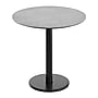 Flash Furniture Acadia 31.25" Round Wooden Dining Table with Round Base, Gray Faux Concrete/Black Base (STRD31CGTR18)~#|#~ADC44068-0E9C-48AE-951F508AA9AB74DC_sc7