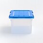 Iris 32 Quart File Boxes with Lid, Plastic, Clear, 3/Pack (500143)~#|#~ADEB9349-672C-4369-AB168C70FA386B29_sc7