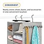 Whitmor Hanging Shoe and Sweater Organizer, Gray (5455-9667)~#|#~AE099018-114F-4551-8E1F1C4702F7CA1C_sc7