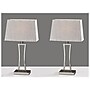 Simplee Adesso Camila Table Lamp, Brushed Steel, 2/Pack (SL1151-22)~#|#~AE1C21FD-0D4C-4AD4-8DEC58E41EE7829B_sc7