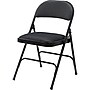 Lorell Fabric Padded Seat Folding Chairs, Black (LLR62532)~#|#~AE1EB0CE-C18A-45B8-A61AE269BA0CE786_sc7