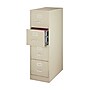 Staples Heavy Duty 4 Drawer Vertical File Cabinet, Letter Size Documents, 26.5" D x 15" W x 51.97" H, Putty/Beige~#|#~AE250094-A5DF-4F01-951CEB54F43E2B3E_sc7
