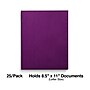 Staples Smooth 2-Pocket Paper Folder, Purple, 25/Box (27536-CC)~#|#~AE2FE52B-646A-4203-A322783E9FE8CADE_sc7