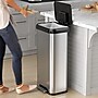 iTouchless SoftStep EXP Stainless Steel Step Trash Can with Plastic Lid, 20 Gallon, Silver/Black (PP20RSB)~#|#~AE3C1FB0-CBE4-4C5F-A7D3D6D9190897D5_sc7