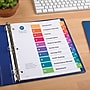 Avery Ready Index Table of Contents Paper Dividers, 1-10 Tabs, Multicolor, 6 Sets/Pack (11188)~#|#~AE49C26A-837A-4438-B0D4713BCDBB007F_sc7