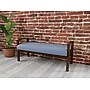 Lesro Amherst Wood 2-Seat Bench, Chambray Light Navy (AW2001.WRW-01CHLN)~#|#~AE5C0957-CEF5-4B52-AB26D42CCF202D97_sc7
