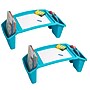 Mind Reader 10.75" x 22.25" Plastic Kids' Lap Desk Activity Tray, Blue, 2/Pack (2KIDLAP-BLU)~#|#~AE618A56-EDF6-4CE8-ACFA59A91231CB78_sc7
