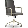 Elle Decor Giselle Fabric Computer and Desk Chair, Light Gray/Gold (CHR10058B)~#|#~AE6DDF8D-0609-40CA-8BFC81470D55E574_sc7
