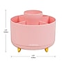 Mind Reader 5-Compartment Rotating Plastic Pen Holder, Pink (SPINPEN-PNK)~#|#~AE86D3B4-4751-4ABD-8B95F1F82C28B753_sc7