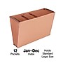 Staples Heavy Duty Reinforced Accordion File, Monthly Index, 12-Pocket, Legal Size, Brown (595370)~#|#~AEA3FED4-719A-49A5-A69EFDC567748ECF_sc7