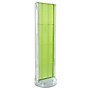 Azar Displays 60”H x16”W Two-Sided Pegboard Floor Display w/ C-Channel Sides on Revolving Round Studio Base, Green (700788-GRE)~#|#~AEABFD4C-D38C-4860-86ADAC4154422281_sc7