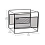 Mind Reader Hanging File Folder Organizer, Black (BOXFILE-BLK)~#|#~AEBB3686-E53A-4D7B-A91690D96C0144FD_sc7