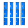 AdirOffice 72'' 3-Tier Blue Storage Locker, 4/Pack (629-203-BLU-4PK)~#|#~AEC03E7E-5983-4E8C-994EFF35FADFB0C2_sc7