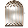 Baxton Studio Freja Wall Mirror, Metal, 45.67" x 31.97" (150-9053-HiT)~#|#~AECA124D-11C9-4D6E-A94CC561B8B7E809_sc7