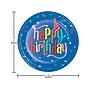 Creative Converting Hats Off Birthday Plates and Napkins Kit, Assorted Colors (DTC9127E2G)~#|#~AED07622-AA67-44FA-B46F92BAC99E76BD_sc7
