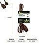GoGreen Power 6' Extension Cord, 3-Outlet, 16 AWG, Brown, 10/Pack (GG-24806-10)~#|#~AEDE68B4-51B9-42BE-81294BA872416951_sc7