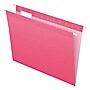 Pendaflex Reinforced Recycled Hanging File Folder, 5-Tab Tab, Letter Size, Pink, 25/Box (PFX 4152 1/5 PIN)~#|#~AEE3F814-7937-40E9-B71938970FC33ED1_sc7