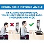 Mount-It! 2-Tier Monitor Stand, For Screens Up to 32", Black (MI-7361)~#|#~AEE691F9-AEAE-4CE2-9F04A3F3396A68A7_sc7