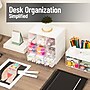 Mind Reader 9-Compartment Plastic Craft Organizer, White (BOX9-WHT)~#|#~AEFA33DD-2E3D-4776-A79FD9D8DC68C40E_sc7