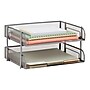 Mind Reader Metal Side Loading Stackable Letter Tray, Letter Size, Silver (ESTACK2-SIL)~#|#~AF48BC92-58E3-4068-A51DCEA3C4A59A87_sc7