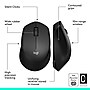 Logitech M330 Silent Plus Wireless Optical USB Mouse, Black (910-004905)~#|#~AF4B31F8-B40F-4E98-A8AC746AE210F653_sc7