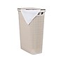 Mind Reader 10.57-Gallon Hamper with Lid, Plastic, Ivory (40FABHAMP-IVO)~#|#~AF61AC09-7097-4D5B-83F36934D7B46C8B_sc7