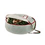 Household Essentials Round Wreath Storage Bag with Handles, Red/White (HH2648-1)~#|#~AF6904BF-2783-4153-A578F2B38E2CF4A7_sc7