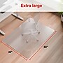 Staples Hard Floor Chair Mat, 46" x 60", Clear (20230-CC)~#|#~AF8864EE-2228-4C43-9BDADB9FB6C53C0C_sc7