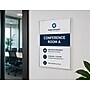 Azar Displays Adhesive Acrylic Wall Sign Holder Frame, 8.5" x 11", Vertical, 3/Pack (122021-3PK)~#|#~AF8C82FB-D803-429D-98F5FE6D1EADE6BE_sc7