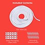 PureOptics LED Push Wire 100' Jumper Wire Spool For Under Cabinet Lighting, White (LEDUC-100JUMP-4WR)~#|#~AF8FDE82-0E70-49B7-A8089C5F0DFFA01C_sc7