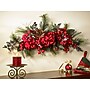 Nearly Natural 4679 30" Holiday Hydrangea Swag, Red~#|#~AF9D469F-246A-4090-8A59D9B2766DF9E8_sc7
