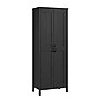 Sauder Select 72"H Storage Cabinet with 3 Shelves, Raven Oak (433243)~#|#~AFA1AFBE-E27E-4A55-B19B13E190730460_sc7